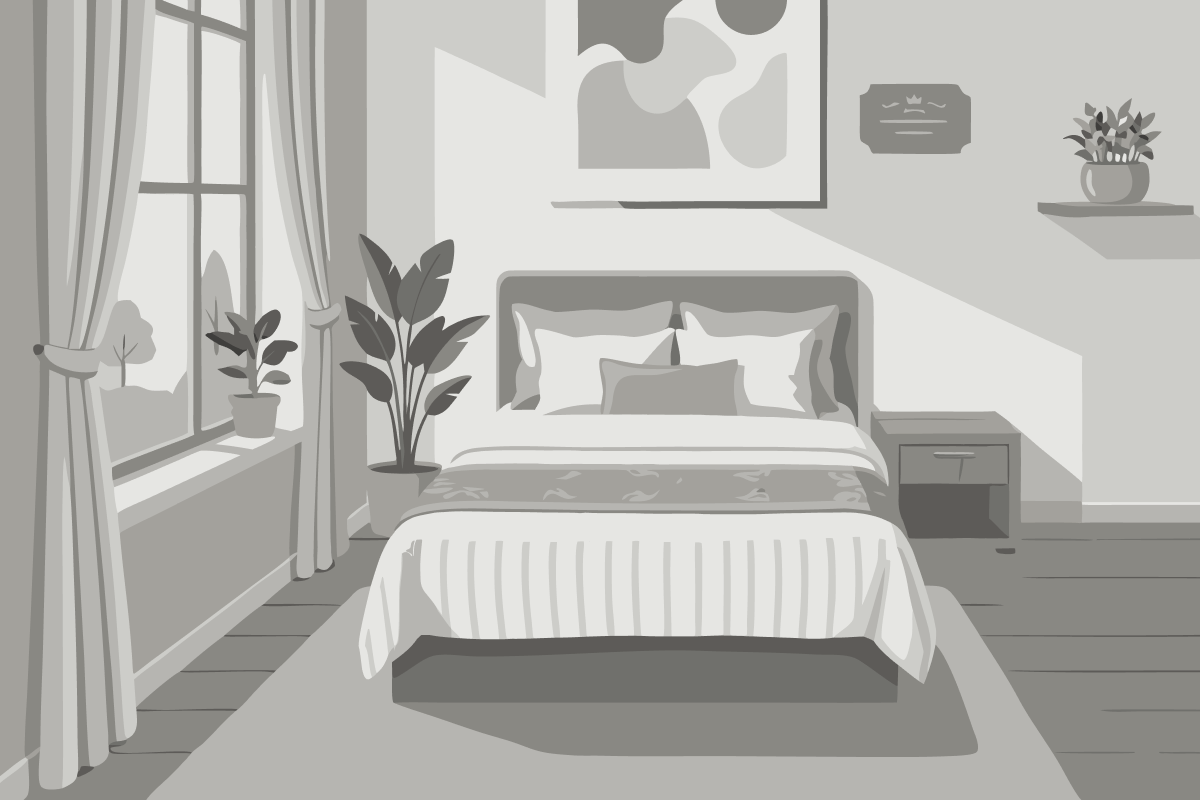 Apartamento Deluxe de 2 Quartos com Varanda